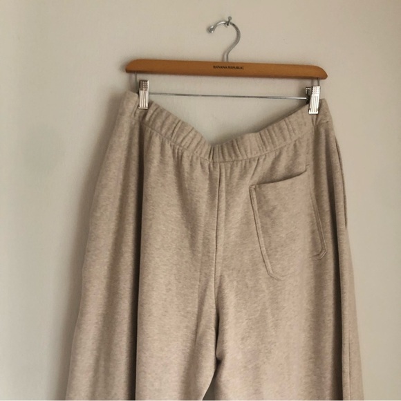 Vince size XL Crop Pull On Cotton Blend Pants in White Sand - Picture 11 of 12